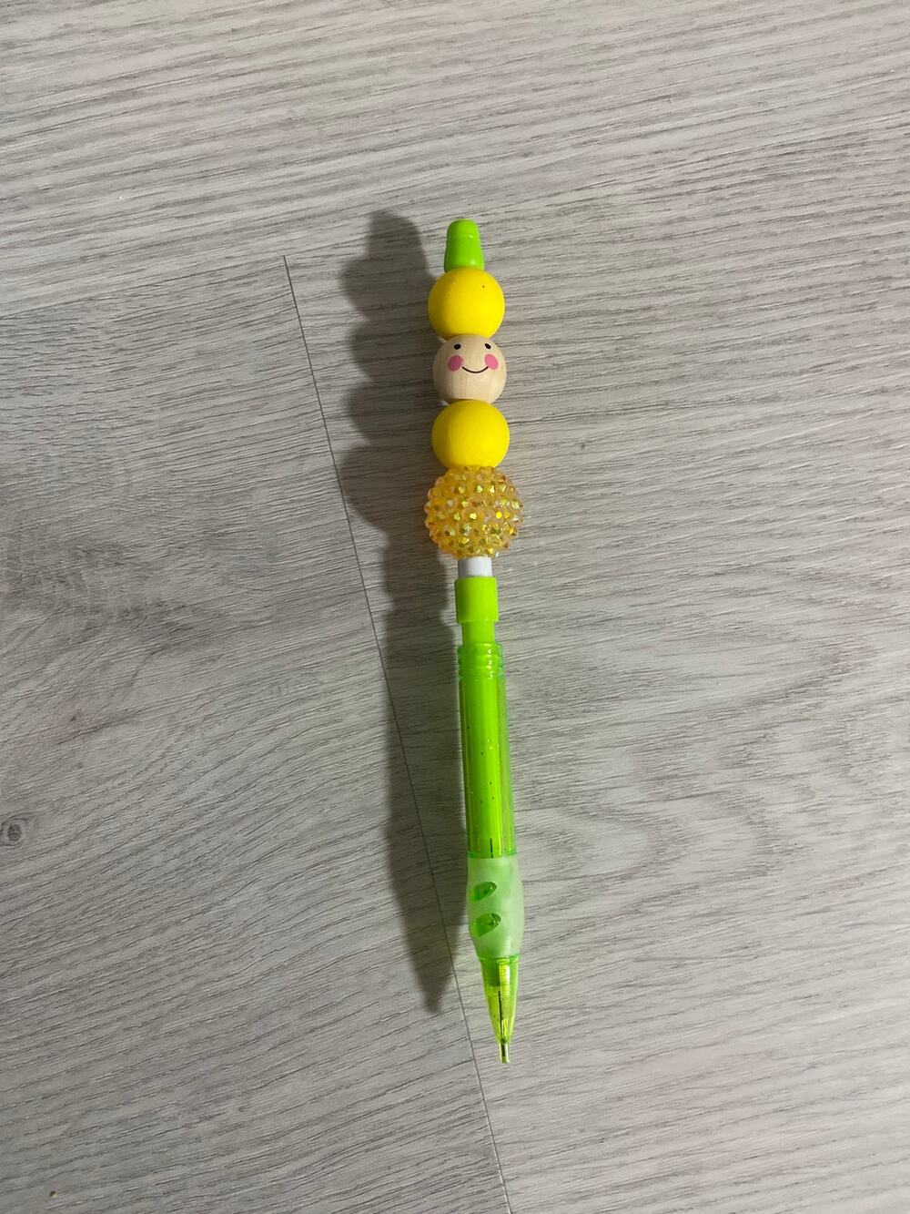Happy face beaded Pencil